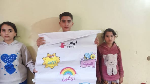 مشاركه المدارس في شمال سيناء احتفالا بالمتحف المصري الكبير في قصر ثقافة العريش