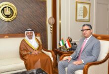 الدكتور شريف فاروق وزير التموين والتجارة الداخلية يستقبل السفير حمد الزعابى سفير دولة الإمارات العربية المتحدة