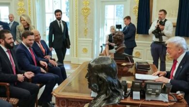 الشرع يتعهد من واشنطن بمواجهة التنظيمات المسلحة والتعاون لإعادة إعمار سوريا