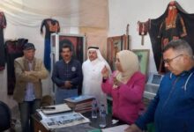 زياره طلاب الأزهر الشريف لمتحف التراث السيناوي بالعريش