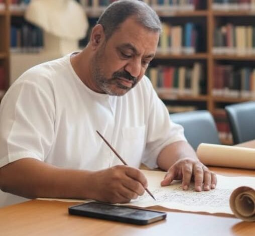 نقطه من اول السطر وخدانا علي فين