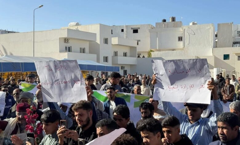 مظاهرات في مدن ليبيا للمطالبة بإجراء الانتخابات فورا