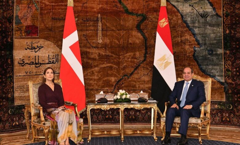 الرئيس السيسي يستقبل اليوم ملكة الدنمارك لتعزيز العلاقات بين البلدين 1 الرئيس السيسي يستقبل اليوم ملكة الدنمارك لتعزيز العلاقات بين البلدين