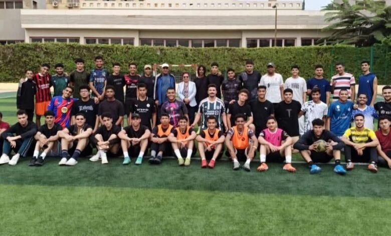 كلية الحاسبات والذكاء الاصطناعي بجامعة القاهرة الأهلية تتوج ببطولة خماسيات كرة القدم