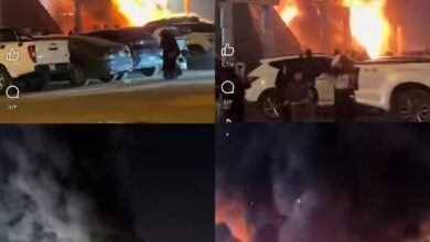 خسائر بمليار ريال في حريق مهرجان الرياض.. النيران تلتهم مجسمات الأهرامات 