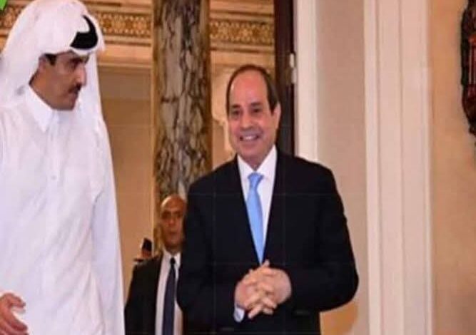 مصر وقطر يتفقان على ضرورة الربط بين الضفة الغربية وغــزة لضمان وحدة الأراضي الفلســطينية 1 مصر وقطر يتفقان على ضرورة الربط بين الضفة الغربية وغــزة لضمان وحدة الأراضي الفلســطينية