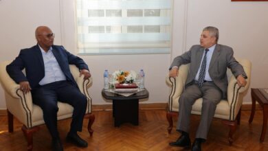 الفريق أسامة ربيع يبحث سبل التعاون مع هيئة الموانئ البحرية السودانية