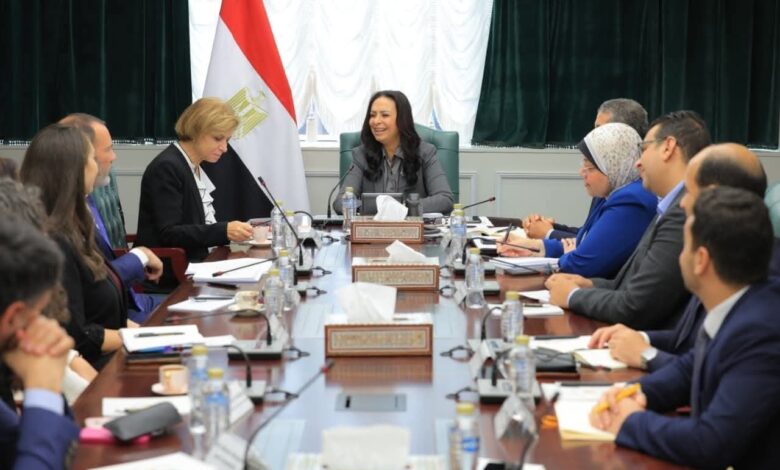 وزيرة التضامن الاجتماعى تلتقى المديرة الإقليمية للتنمية البشرية بمنطقة الشرق الأوسط بالبنك الدولى 1 وزيرة التضامن الاجتماعى تلتقى المديرة الإقليمية للتنمية البشرية بمنطقة الشرق الأوسط بالبنك الدولى