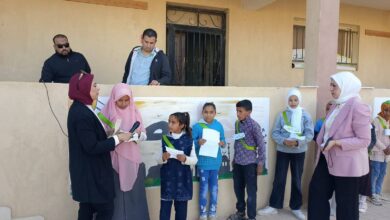 جولة موسعة لوكيل الوزارة لمتابعة انتظام الدراسة في وسط سيناء