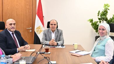 سويلم يبحث إجراءات إعداد دراسة لتقييم معدلات الملوحة بشبكة المصارف الزراعية