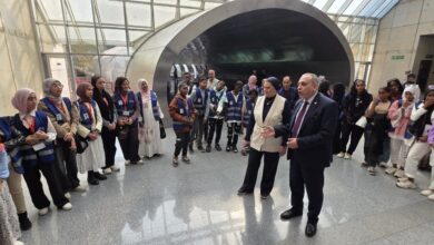 السنباطي : تصطحب أطفال حلايب والوادي الجديد لزيارة مقر المجلس ومتحف الحضارة المصرية 