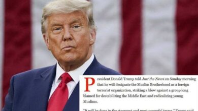 ترامب يتجه لاعتماد تصنيف الإخوان كمنظمة إرهابية أجنبية