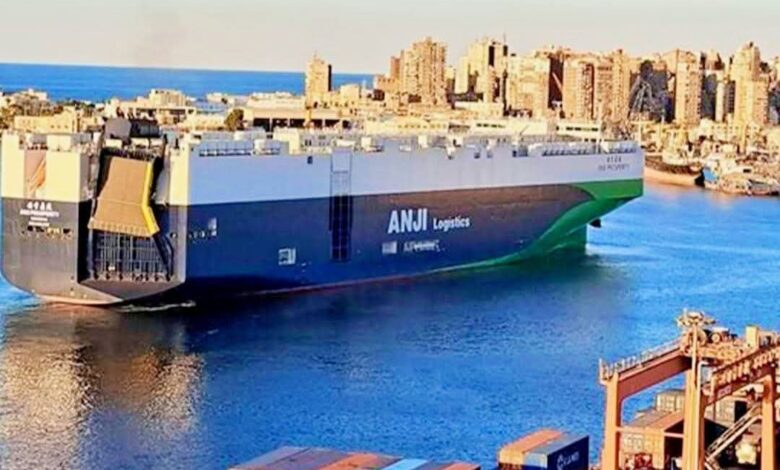 ميناء الإسكندرية يستقبل أكبر ناقلة سيارات فى التاريخ بأولى رحلاتها داخل البحر المتوسط 1 ميناء الإسكندرية يستقبل أكبر ناقلة سيارات فى التاريخ بأولى رحلاتها داخل البحر المتوسط