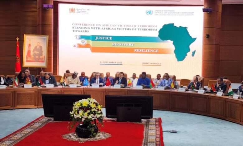 اعتماد "إعلان الرباط" في مؤتمر الضحايا الأفارقة للإرهاب الذي تحتضنه المغرب