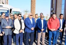 وزير الشباب ومستشار رئيس الجمهورية ومحافظى الوادي الجديد والشرقية يطلقون شعلة أولمبياد المحافظات الحدودية