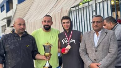 لاعب بني سويف "مروان محمد " يحرز ذهبية الجمهورية في الملاكمة