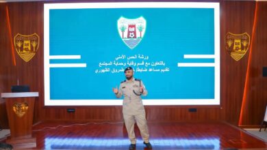 نادي دبا بالإمارات الحصن الرياضي ينظم ورشة «الحس الأمني»