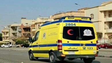 حادث انقلاب سيارة على طريق العريش – القنطرة  