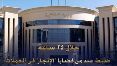 ضبط تجار عملة غير مشروعة بحوزتهم مبالغ تتجاوز 4 ملايين جنيه خلال 24 ساعة