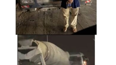 الداخلية تكشف ملابسات واقعة سقوط أسمنت من سيارة نقل