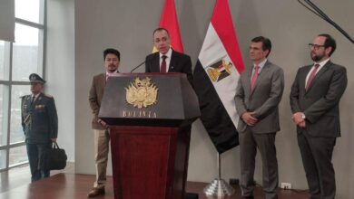 رئيس جمهورية بوليفيا يستقبل سفير مصر في لاباز 4 رئيس جمهورية بوليفيا يستقبل سفير مصر في لاباز