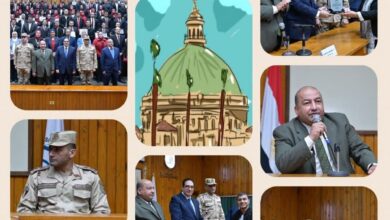 جامعة القاهرة تحتفل بتكريم طلابها المتميزين المشاركين في فترة المعايشة بالأكاديمية المصرية العسكرية