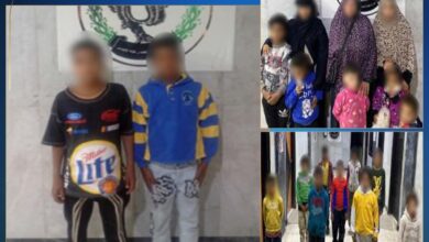 ضبط وكر لإستغلال الأحداث في التسول بالجيزة والقبض عليهم