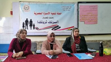 إعلام القاهرة يناقش الزيادة السكانية وتداعتيها على التنمية بمدرسة السيدة خديجة الرسمية بالمطرية