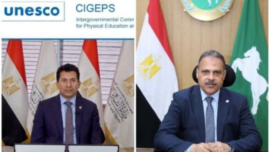 محافظ الشرقية يهنئ وزير الشباب والرياضة لفوزه بمنصب رئيس اللجنة الحكومية الدولية باليونسكو