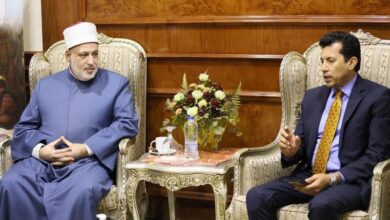 وكيل الأزهر يهنِّئ وزير الشباب والرياضة لاختياره رئيسًا للجنة الحكوميَّة الدوليَّة باليونسكو