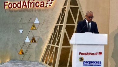 رئيس الهيئة المصرية العامة للمعارض يلقي الكلمة الافتتاحية لمعرض فود أفريكا/باك بروسيس 1 رئيس الهيئة المصرية العامة للمعارض يلقي الكلمة الافتتاحية لمعرض فود أفريكا/باك بروسيس