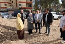 محافظ المنوفية يتفقد نفق البساتين ومدرسة اللغات الجديدة