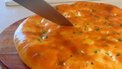 طريقة عمل خبز بحشوة البطاطس