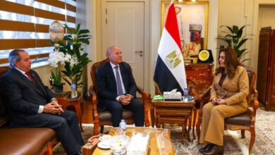 وزيرة التنمية المحلية تناقش مع محافظ القاهرة مقترح تطوير المرحلة الثانية من سوق العتبة