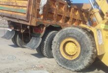 استمرار حملة رفع القمامة بمدينة العريش بمشاركة شركة صدام