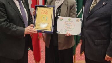 تكريم الإعلامية عبير سلامة بدرع الاتحاد العربي للتنمية المستدامة والبيئة بجامعة الدول العربية 1 تكريم الإعلامية عبير سلامة بدرع الاتحاد العربي للتنمية المستدامة والبيئة بجامعة الدول العربية