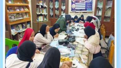 الشباب والرياضة تنظم ورشة فن الرسم على القماش ضمن مبادرة "حرفتك مهنتك" بالدقهلية