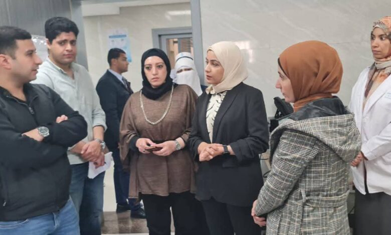 نائب فرع الرعاية"زيارة ميدانية بمركز طب أسرة الشهداء بالإسماعيلية