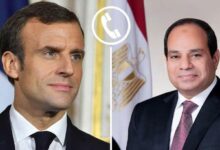 الرئيس السيسى يتلقى اتصالاً هاتفياً من الرئيس الفرنسي ايمانويل ماكرون