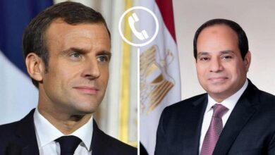 الرئيس السيسى يتلقى اتصالاً هاتفياً من الرئيس الفرنسي ايمانويل ماكرون 3 الرئيس السيسى يتلقى اتصالاً هاتفياً من الرئيس الفرنسي ايمانويل ماكرون