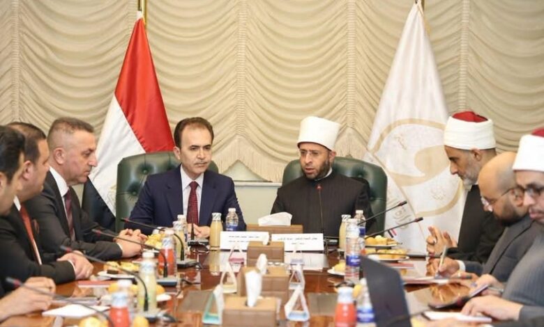 وزير الأوقاف يستقبل وزير الأوقاف والشئون الدينية بإقليم كردستان العراق