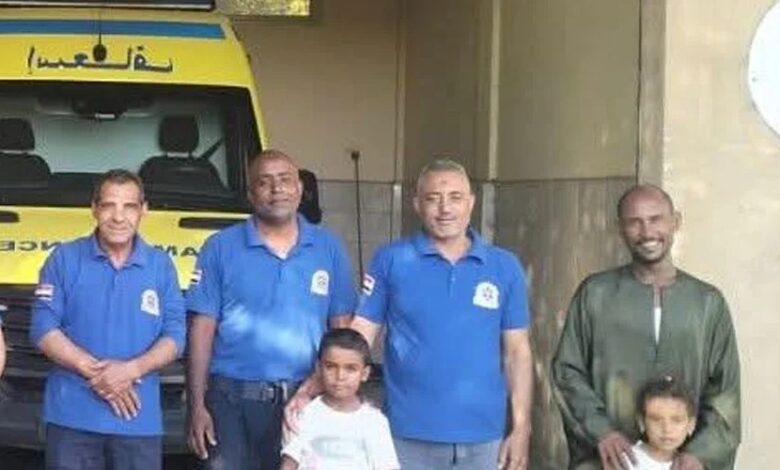 رجال إسعاف قنا يعيدون طفلًا للحياة في ترعة الجمالية بعد دقائق من الصراع مع الغرق بقوص